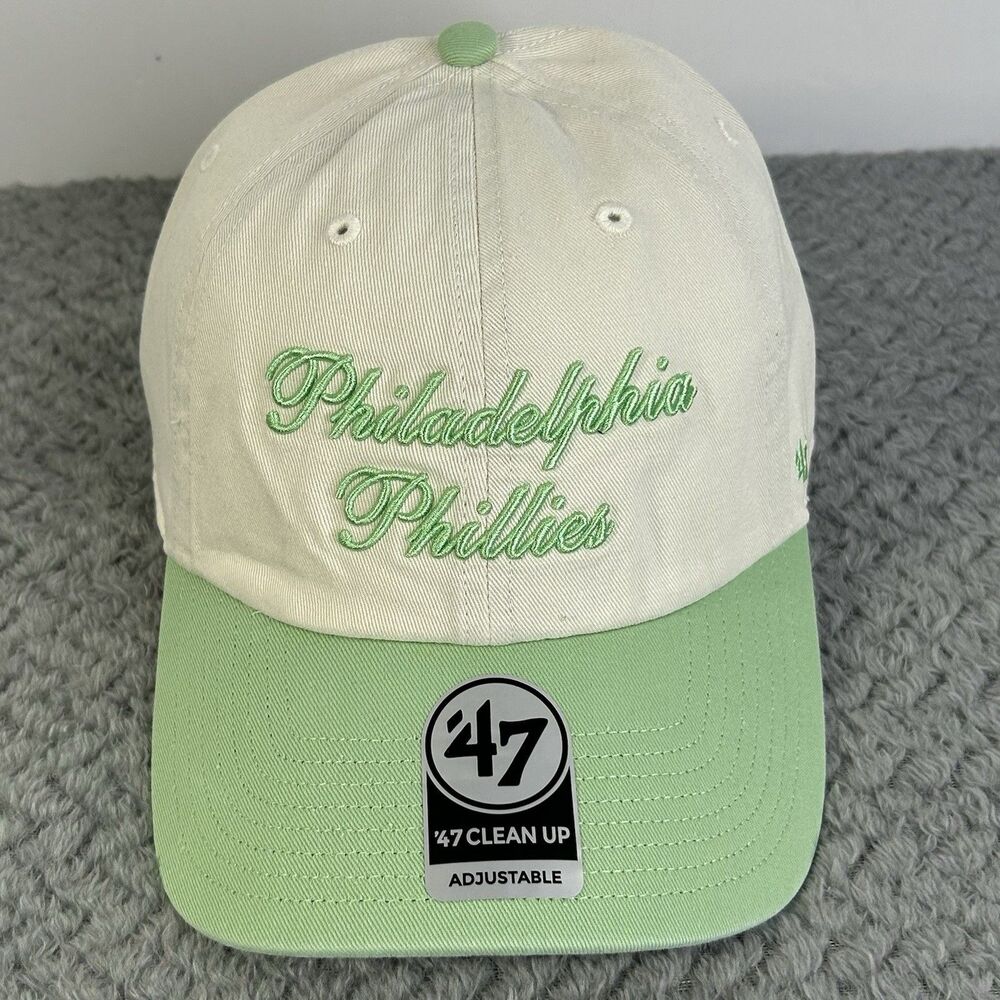 Philadelphia Phillies 47 Brand Gelato Script Clean Up Adjustable Hat Cap NEW